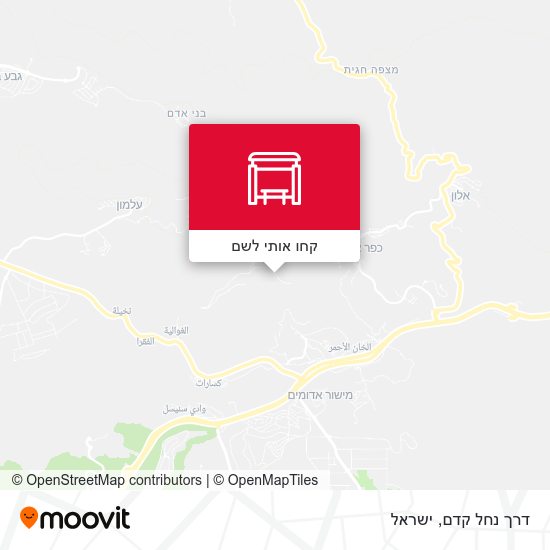 מפת דרך נחל קדם