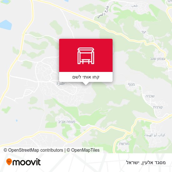 מפת מסגד אלעין