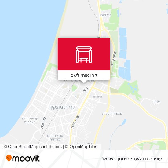 מפת עופרה חזה/עוזי חיטמן