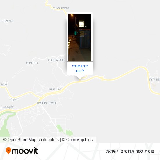 מפת צומת כפר אדומים