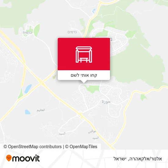 מפת אלנור/אלקאהרה