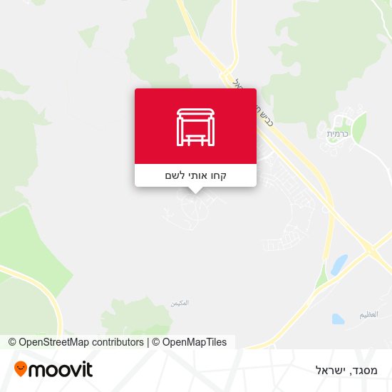 מפת מסגד