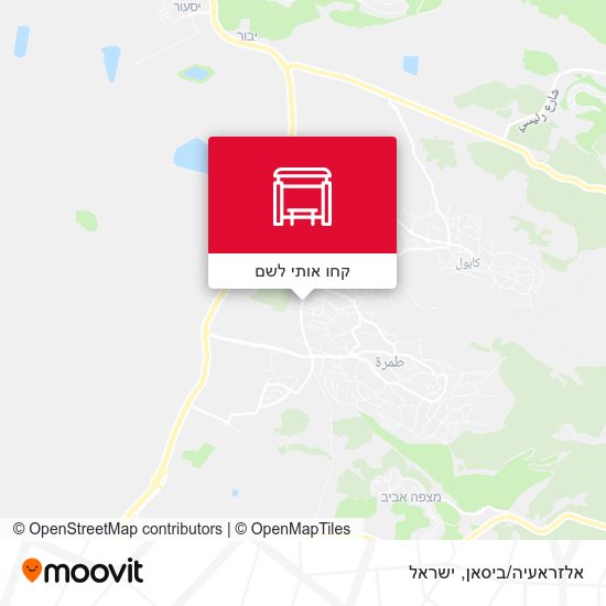 מפת אלזראעיה/ביסאן