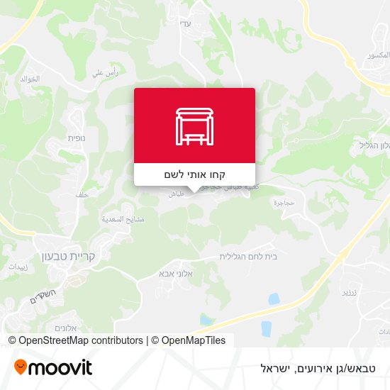 מפת טבאש/גן אירועים