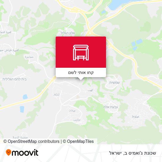 מפת שכונת ג'ואמיס ב