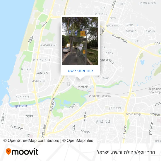 מפת הדר יוסף/קהילת ורשה
