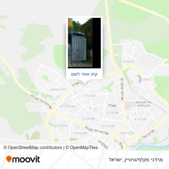 מפת מרדכי מקלף/גויטיין