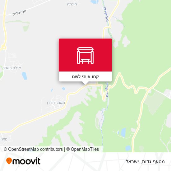 מפת מסעף גדות