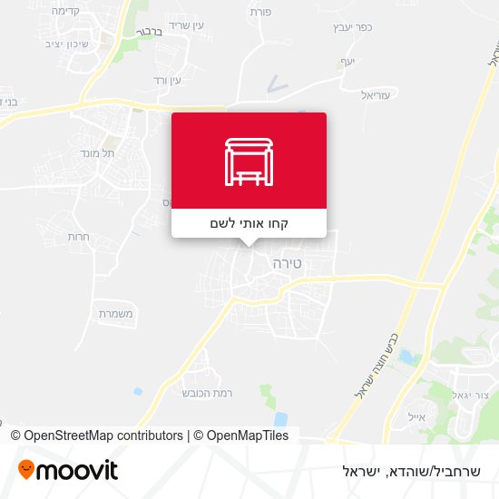 מפת שרחביל/שוהדא