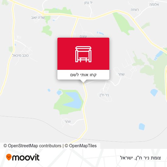 מפת צומת ניר ח''ן