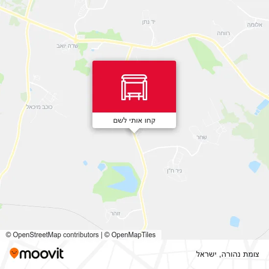 מפת צומת נהורה