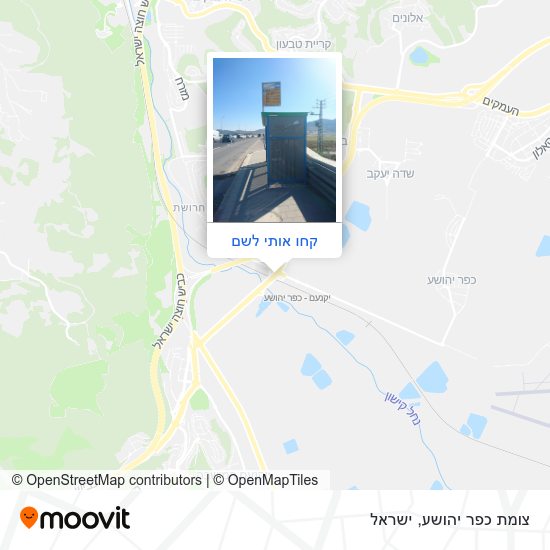 מפת צומת כפר יהושע