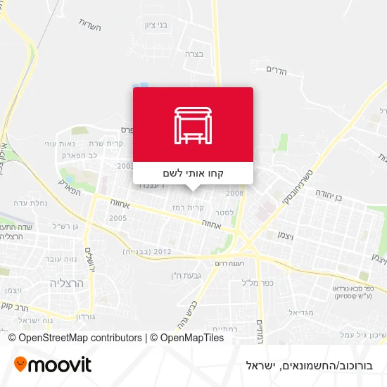 מפת בורוכוב/החשמונאים