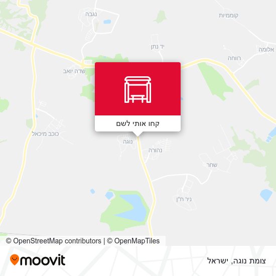 מפת צומת נוגה