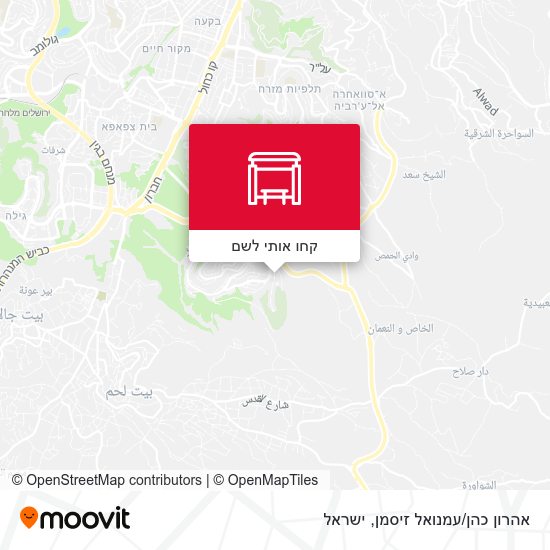 מפת אהרון כהן/עמנואל זיסמן