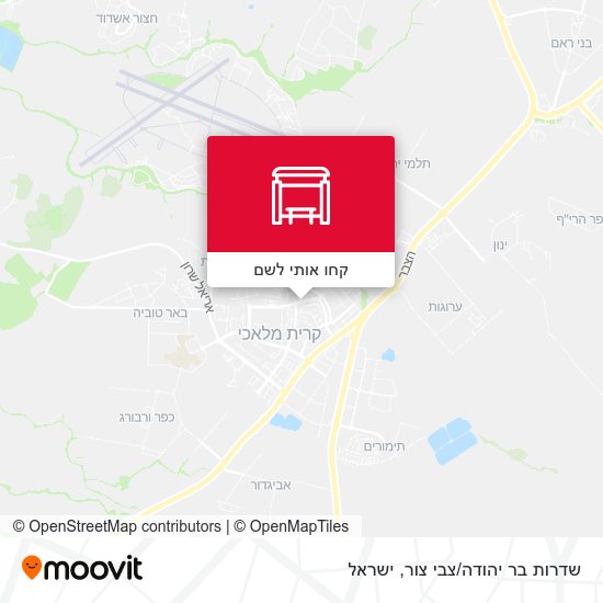מפת שדרות בר יהודה/צבי צור