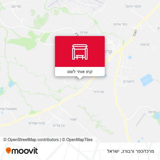 מפת מרכז/כפר ורבורג