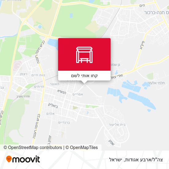 מפת צה''ל/ארבע אגודות