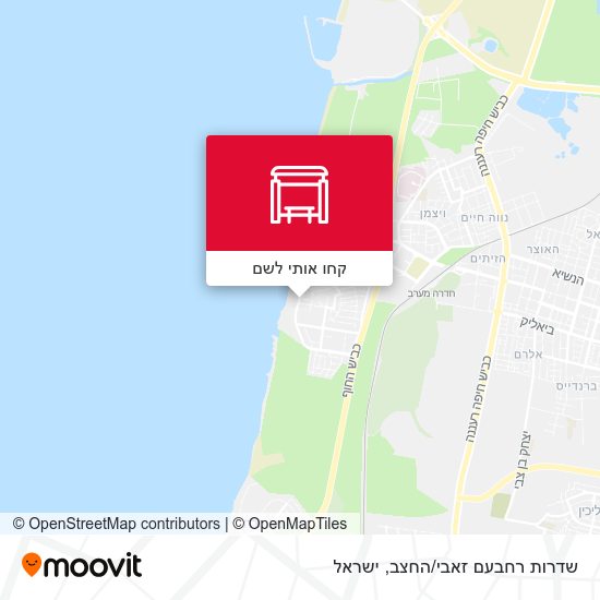 מפת שדרות רחבעם זאבי/החצב