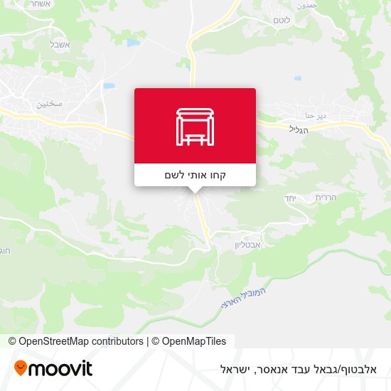 מפת אלבטוף/גבאל עבד אנאסר