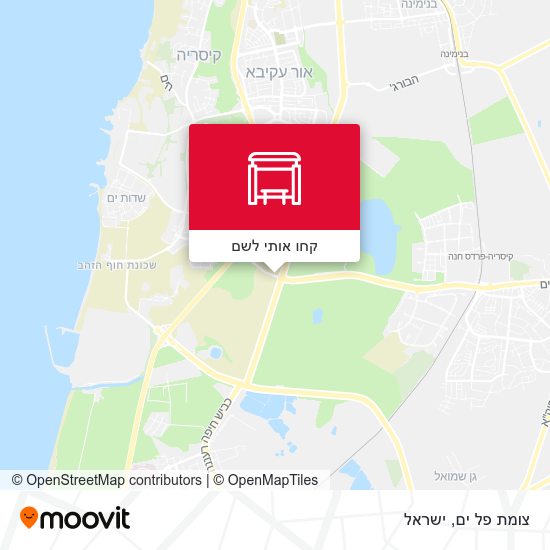 מפת צומת פל ים