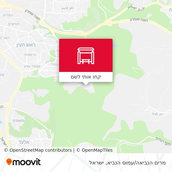 מפת מרים הנביאה/עמוס הנביא