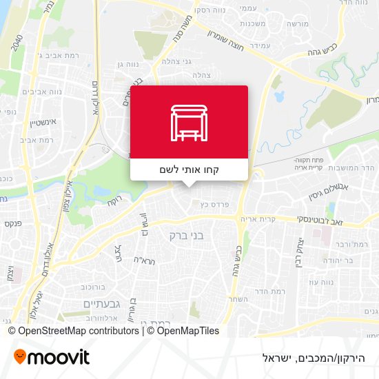 מפת הירקון/המכבים