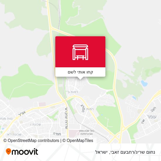 מפת נחום שריג/רחבעם זאבי