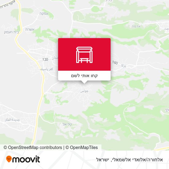 מפת אלחורה/אלואדי אלשמאלי