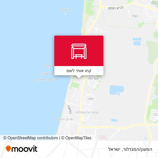 מפת המעגן/המגדלור
