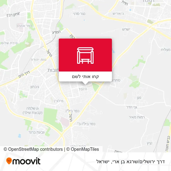 מפת דרך ירושלים/שרגא בן ארי