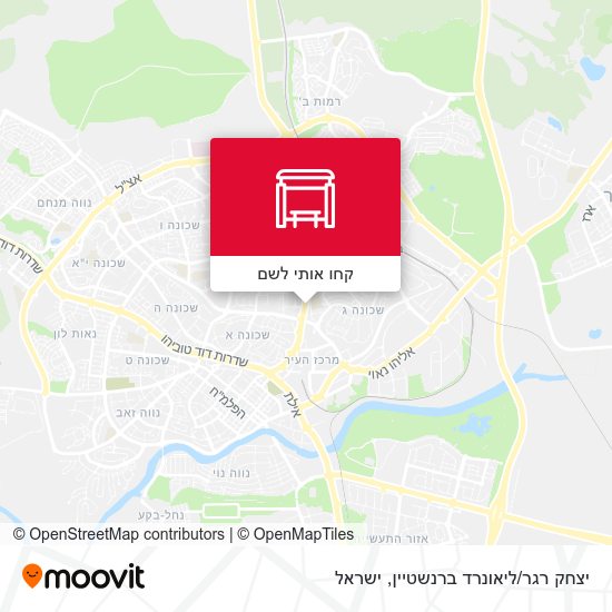 מפת יצחק רגר/ליאונרד ברנשטיין