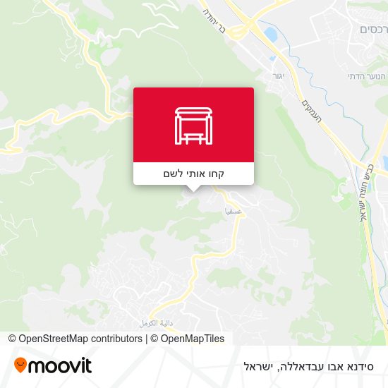 מפת סידנא אבו עבדאללה