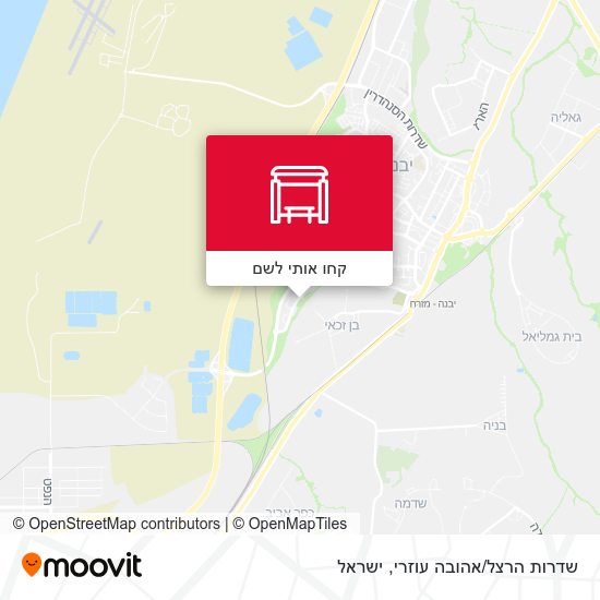 מפת שדרות הרצל/אהובה עוזרי