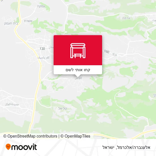 מפת אלענברה/אלכרמל