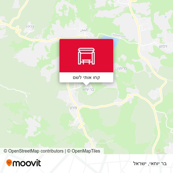 מפת בר יוחאי