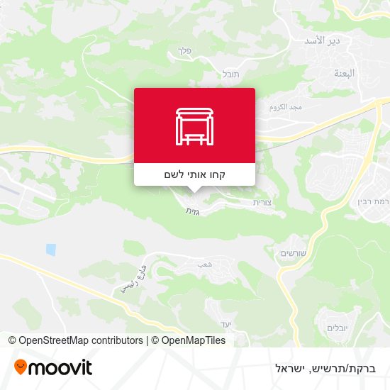 מפת ברקת/תרשיש