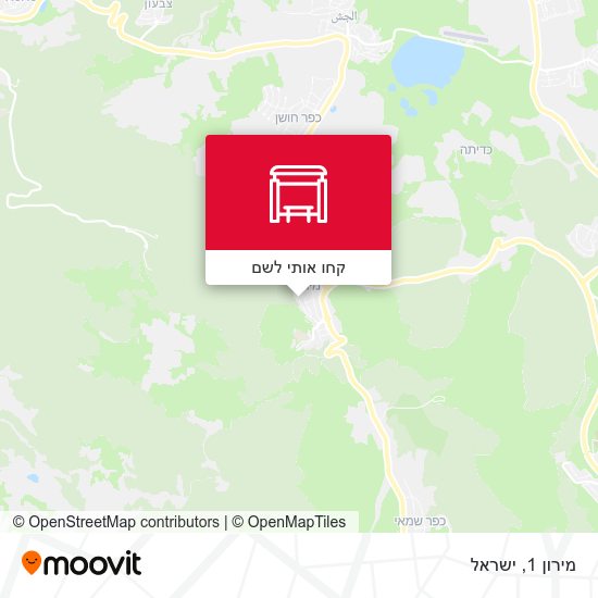 מפת מירון 1