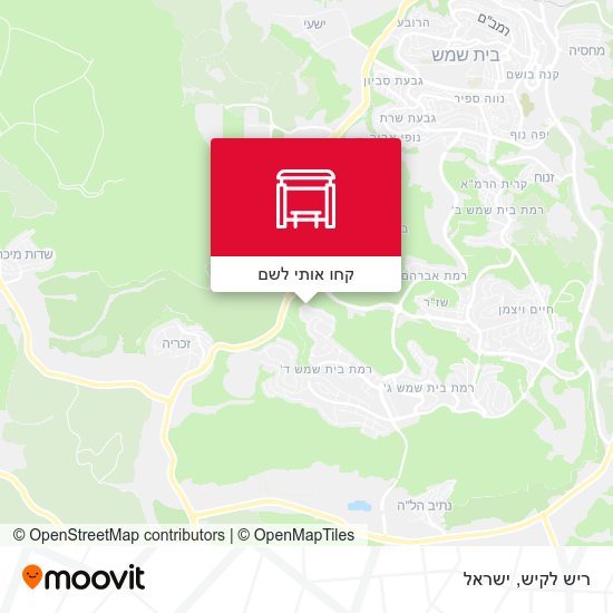 מפת ריש לקיש
