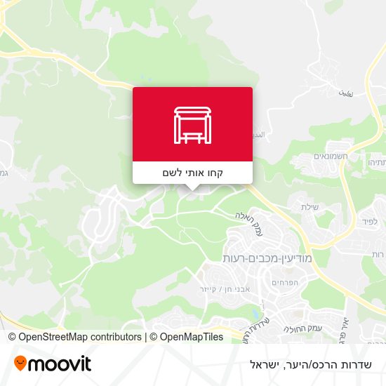 מפת שדרות הרכס/היער