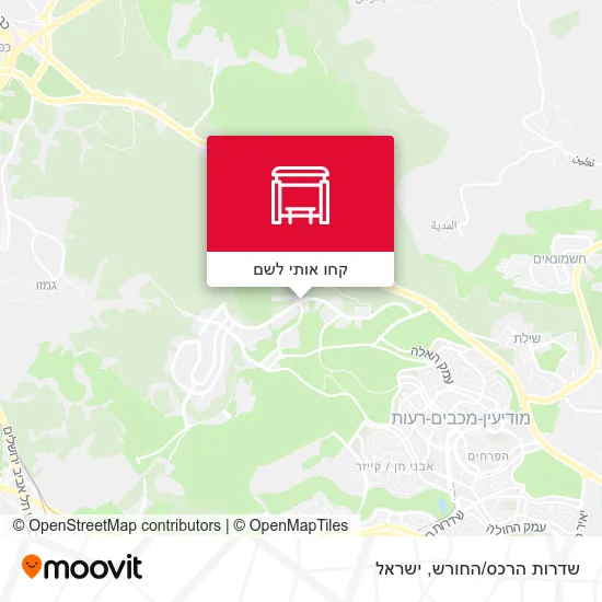 מפת שדרות הרכס/החורש