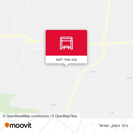 מפת כיכר השוק
