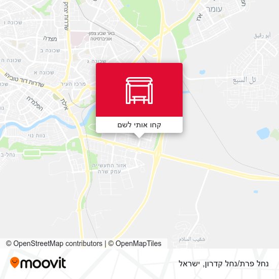 מפת נחל פרת/נחל קדרון