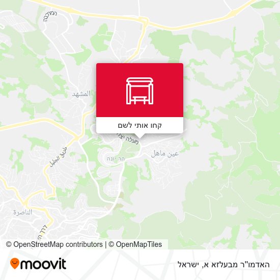 מפת האדמו''ר מבעלזא א