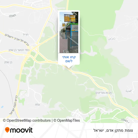 מפת צומת מתקן אדם