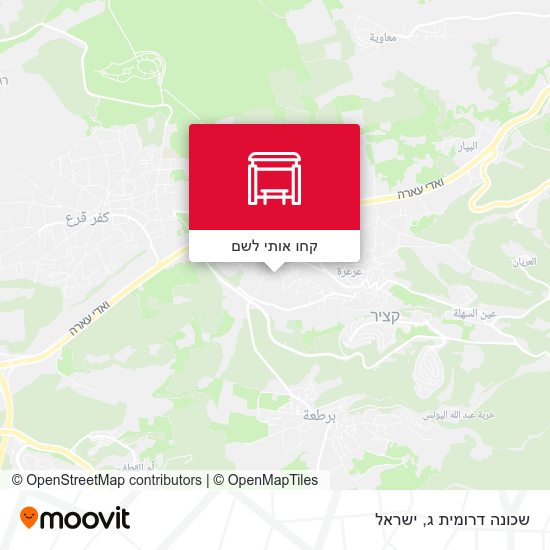 מפת שכונה דרומית ג
