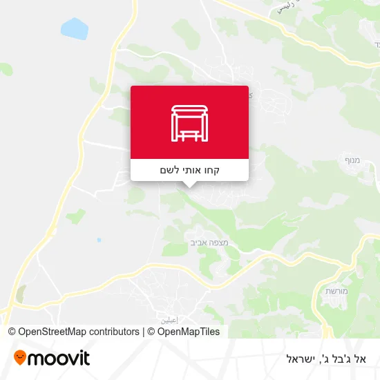 מפת אל ג'בל ג'