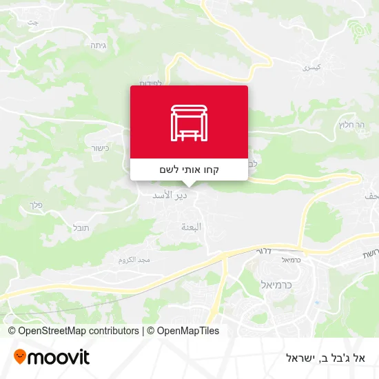 מפת אל ג'בל ב