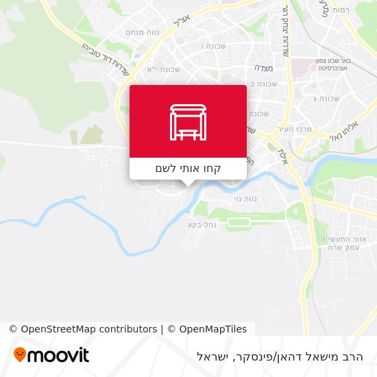 מפת הרב מישאל דהאן/פינסקר