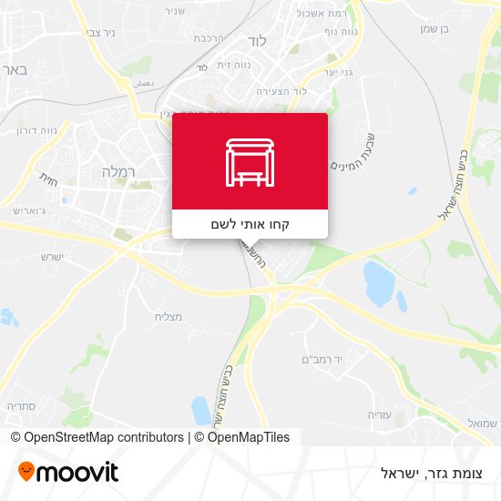 מפת צומת גזר
